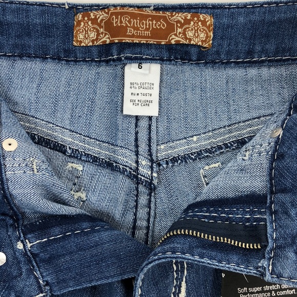 Uknighted Jeans Uknighted Body Contour Stretch Flare Jeans A2